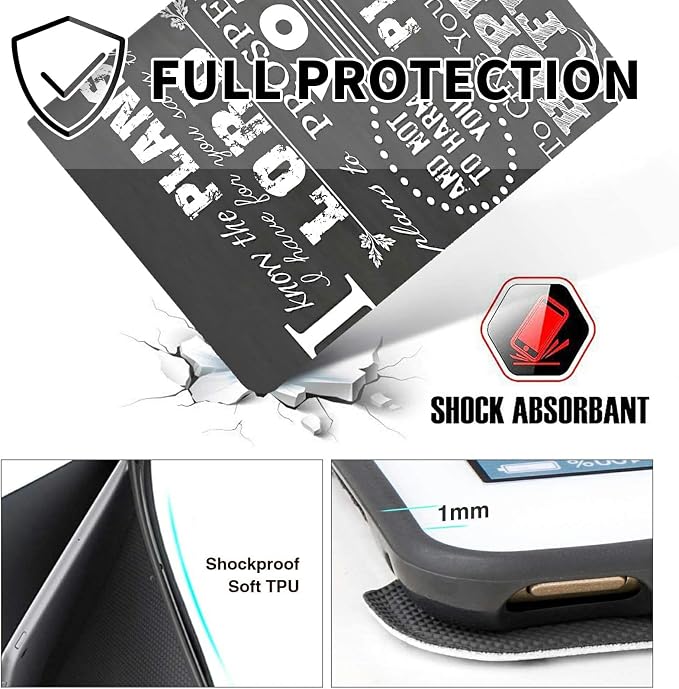 for iPad Air 11 (2024)/ iPad Air 6th/5th/4th Gen Case (2025/2024/2022/2020) 10.9 Inch CaseBEOTIWAD Shockproof Slim PU Leather Stand Protective Cover with Auto Sleep/Wake-Bible Verses Philippians 4-13