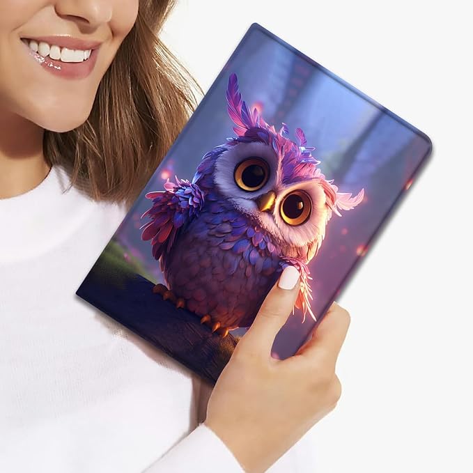 Case for Samsung Galaxy Tab A11 + Plus/A9 + Plus 11 Inch 2025/2023 Ultra-Thin Multi-Angle Protective Cover with Auto Sleep/Wake Black Cat and the Blue Flower