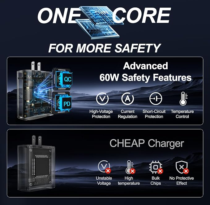 iPhone 17 Charger45W Fast Charging Dual Port USB C Charger Block with 3/6/10/10FT Type C Charging Cable-PD Quick Adapter 3.0 for iPhone 17e/17/17 Pro/17 Pro Max/Air/16/15 Pro Max/PlusiPad (Black)