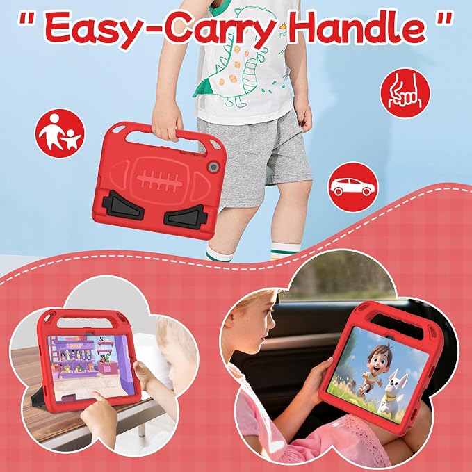 BMOUO Kids Case for Samsung Galaxy Tab A11+ Plus 11” 2026/A9+ Plus 2023 11 inch Tablet with Screen Protector Shockproof Lightweight Stand Handle Galaxy Tab A11 Plus/A9 Plus Case for Kids Black