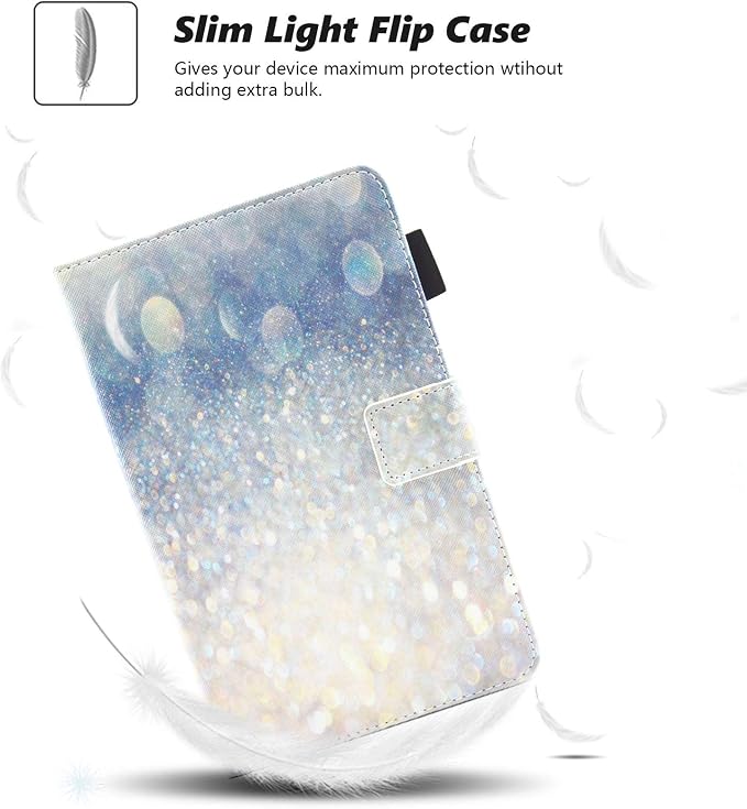 Case for Kindle Fire 7 TabletDteck Full Protective Flip Adjustable Stand Auto Wake/Sleep Smart Cover with Pencil Holder for Kindle Fire 7 Tablet 9th/7th/5th Generation 2019/2017/2015 ReleaseKing Dog