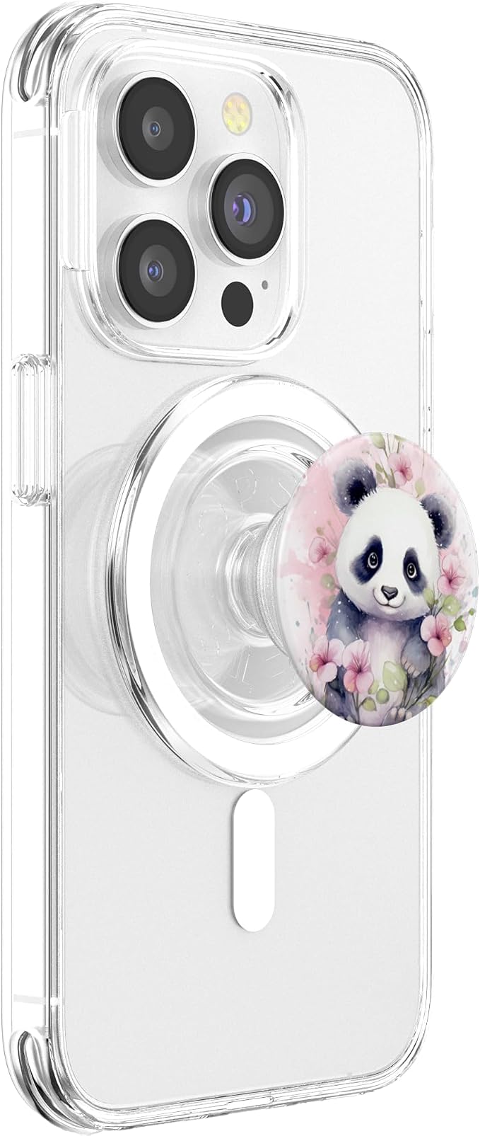 cute panda watercolor PopSockets Adhesive PopGrip