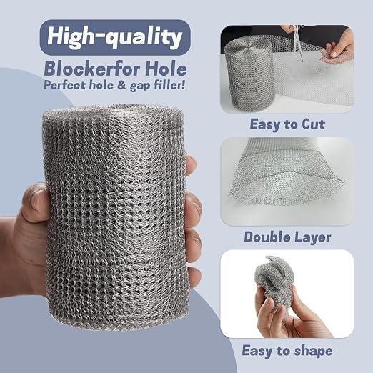 6" X 50 ft 304 Stainless Steel Mesh, Wire Mesh