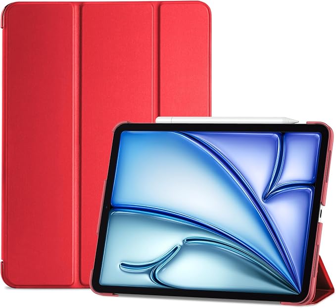 ProCase Smart Case for iPad Air 11-inch M4/M3/M2 &amp Air 10.9 5th/4th Gen | Hard Back Cover with Auto Sleep/Wake Slim Lightweight Case for iPad Air 11 2026/25/24 &amp 10.9 2022/2020-Aqua