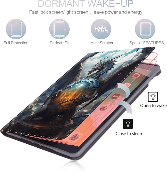 Case for iPad (A16) 11th Generation 11 Inch (2025) for iPad 10th Generation 10.9 Inch (2022) Slim Folding Stand Cover with Auto Wake/Sleep Watercolor Sea Turtle