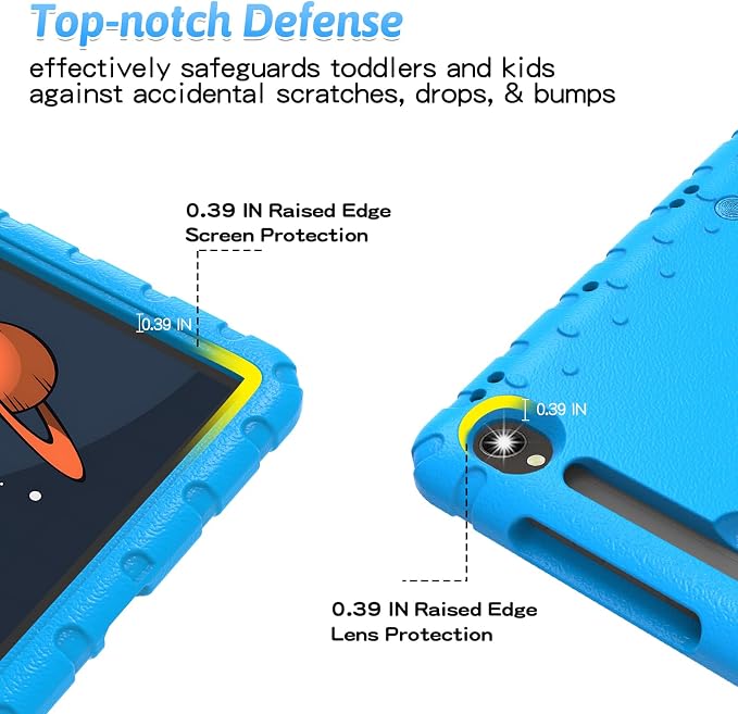 Heavy Duty Kids Case for Samsung Galaxy Tab S7 FE/S7 Plus/S8 Plus 12.4 inch | Rugged Protection Cover for Galaxy Tab S8+/Tab S7 FE/S7+ 2022/2021/2020 with S-Pen Holder Handle StandEVA Foam Rose Red