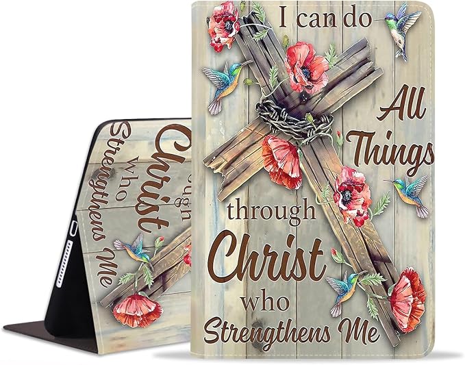 Case for Samsung Galaxy Tab S10 Lite/ S10 FE/ S9 FE 5G 10.9 Inch/ S9 11 Inch - Slim PU Leather Folding Stand Folio Cover with Auto Sleep/Wake American Flag &amp Bullets