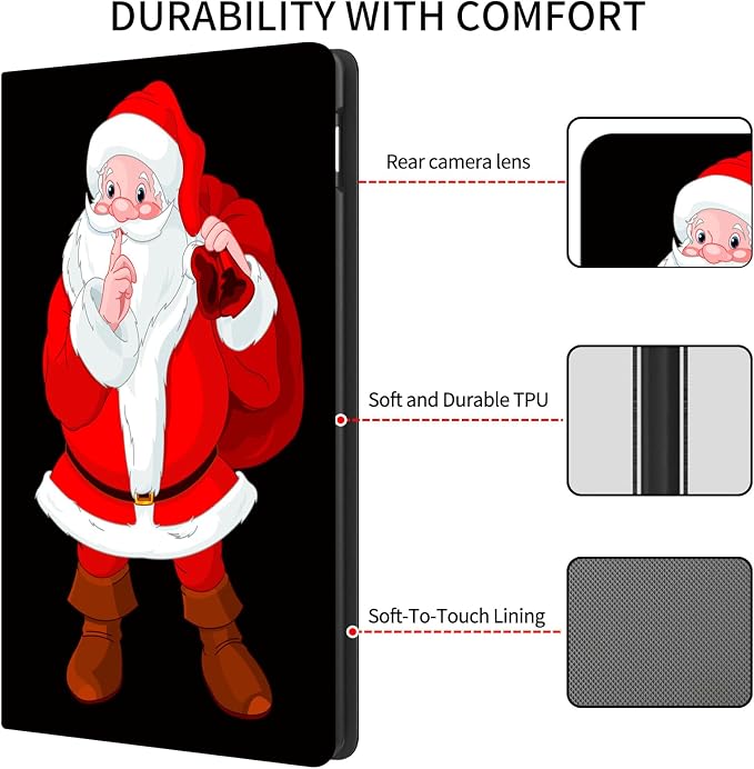 Case for 7 All-New Kindle Paperwhite (12th Generation 2024) and Kindle Colorsoft Signature Edition CoverSlim PU Leather Smart Cases with Auto Wake/Sleep-Black Cat Night Sky