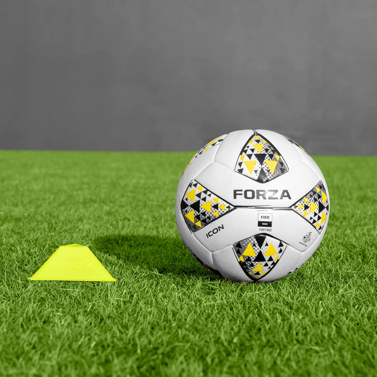 FORZA 2-Inch Mini Tri Training Cones | 40 Pack | Drills & Training | Multi Sport Use - Soccer, Hockey, Football Training | with Carry Strap
