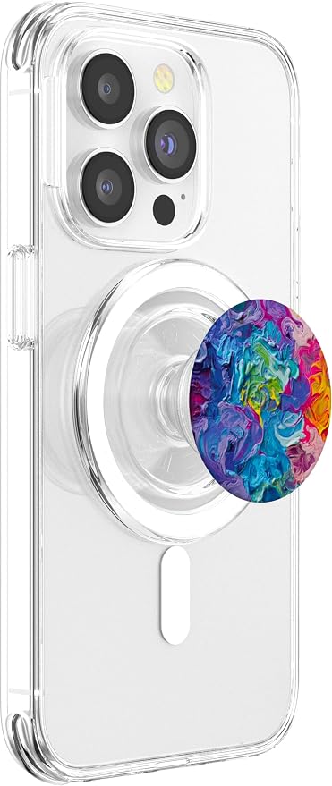 Artist Palette Paint Abstract Bright Colors Design PopSockets Adhesive PopGrip
