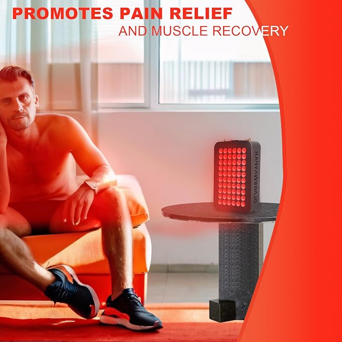 LED Red Light Therapy for Body Infrared Red Light Therapy Red Light Panel Red Light Therapy Device Red Light Therapy for Face, White