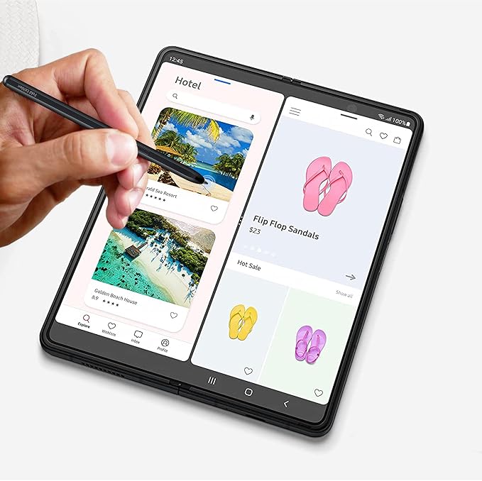 Galaxy Z Fold 3 4 Pen Replacement + 2 Pen Tips for Samsung Galaxy Z fold 3 4 S Pen Stylus S Pen +2 Replacement Tips/Nibs