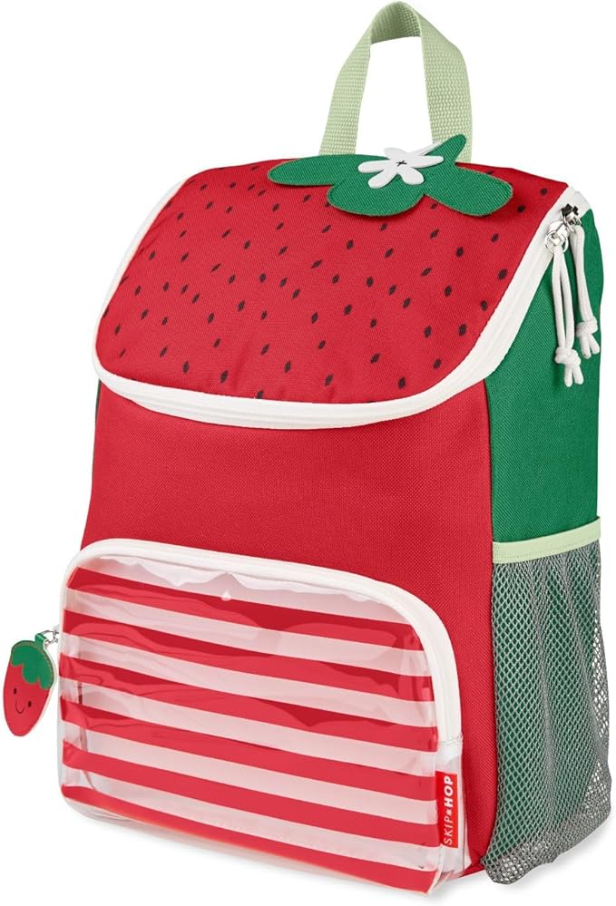 Skip Hop Sparks Kid's Backpack, Kindergarten Ages 3-4, Strawberry