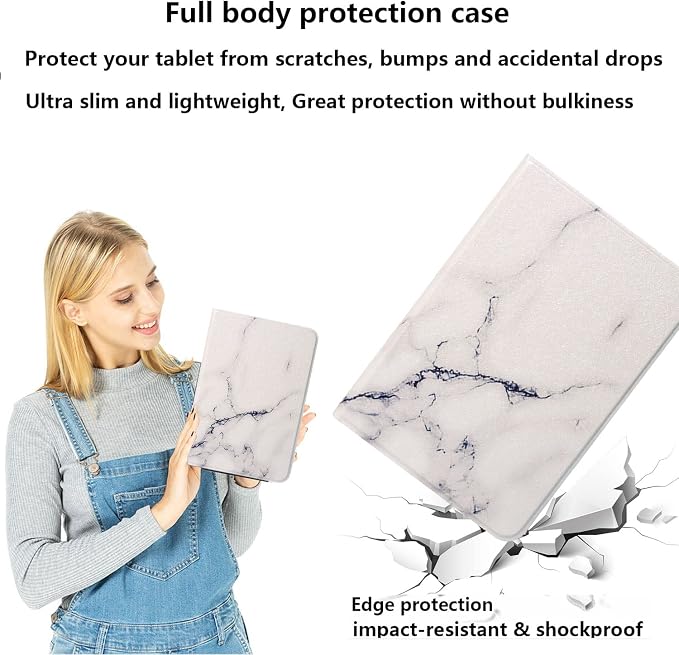 for iPad Air 3 10.5 inch Case 2019 (3rd Generation) &amp iPad Pro 10.5 2017 Cover with Stand/Pencil Holder/Pockets [Auto Sleep/Wake] Magnetic Smart PU Leather Cover Pink Mermaid Tail Scale