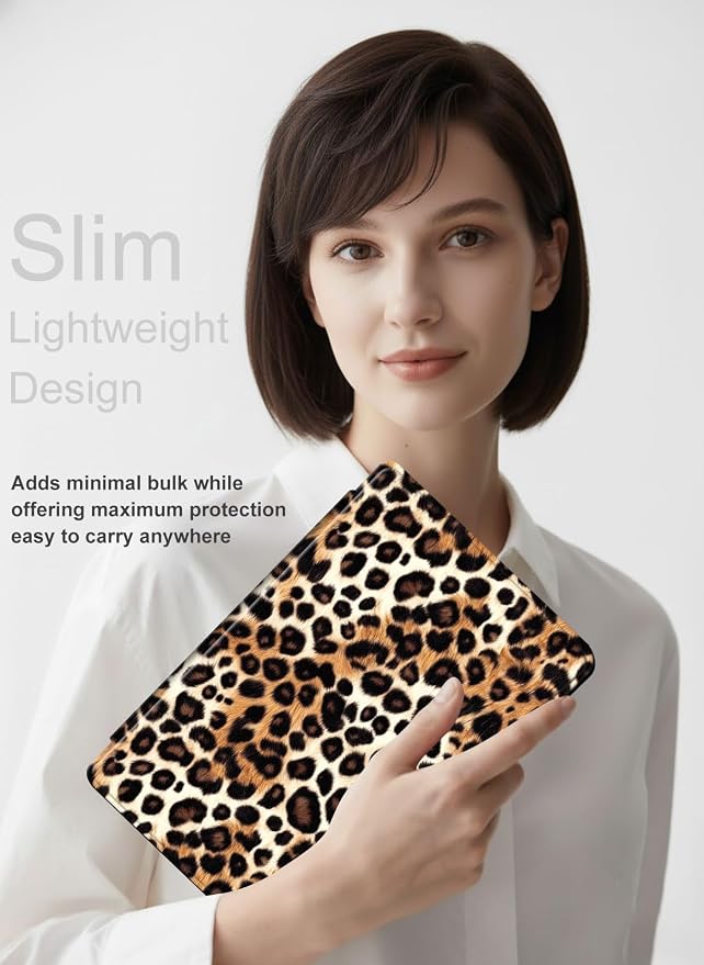 for iPad 11th Generation (A16 2025) 11 / iPad 10th Gen 10.9 2022 Case 360° Rotating PU Leather Stand Cover with Auto Sleep/Wake Shockproof TPU Backl Raccoon Perched