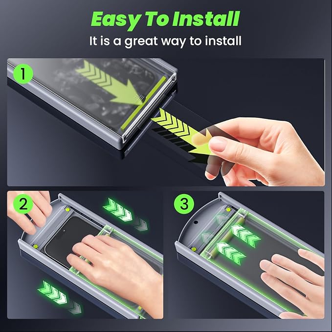 WSKEN [Replacement] for Samsung Galaxy S24 Ultra Screen Protector Tempered Glass- 10 Pack (WITHOUT INSTALLING Box)