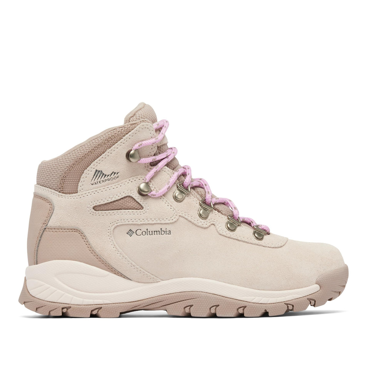 Columbia Womens Newton Ridge Plus Waterproof Amped, Dark Stone/Cosmos, 6.5