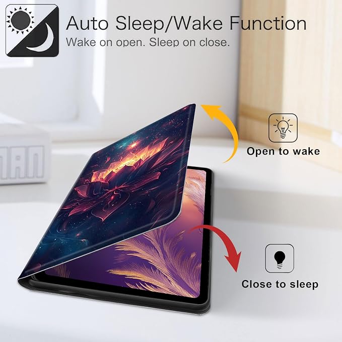 for iPad 11th Generation (A16 2025) 11 / iPad 10th Gen 10.9 2022 Case 360° Rotating PU Leather Stand Cover with Auto Sleep/Wake Shockproof TPU Backl Two Dragons Fighting