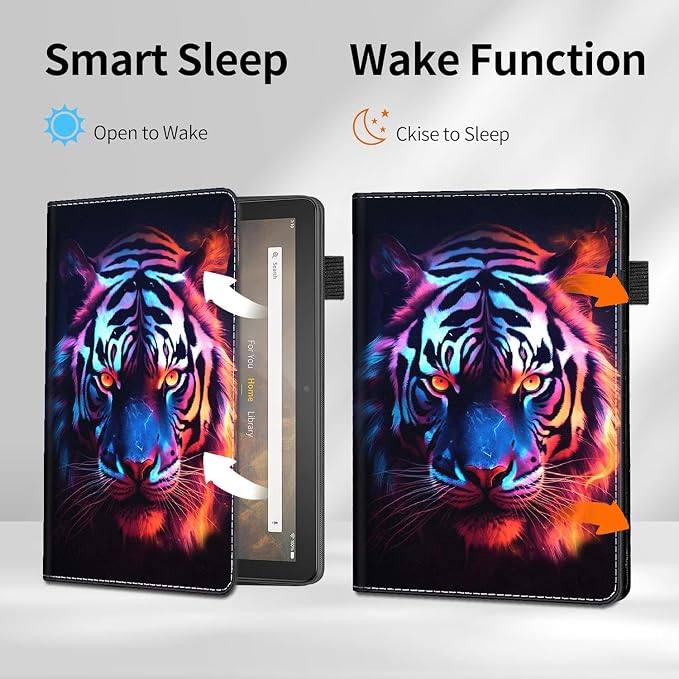 Case for Amazon Kindle Fire Max 11 Tablet (13th Generation 2023 Release) - Slim Fit Standing Cover with Auto Sleep/Wake for All-New Fire 11 Max Tablet，Enchanted Forest 2