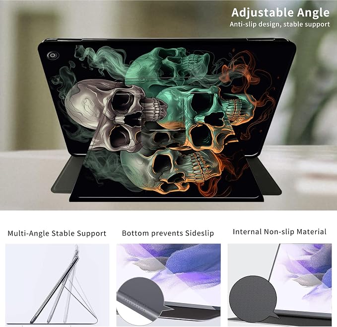 for iPad 9th Generation Case (2021)/8th Gen (2020)/ 7th Gen (2019) 10.2 Inch-360 Degree Rotating Multi-Angle Viewing Protective Cover with Auto Sleep/Wake-Art Mandala Flower