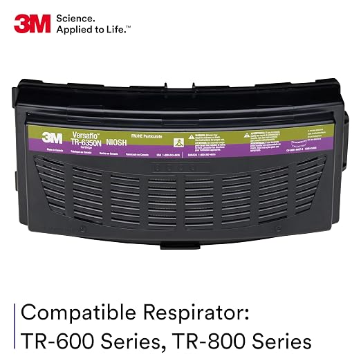 3M Versaflo Formaldehyde/HEPA Cartridge TR-6350N, NIOSH Approved,