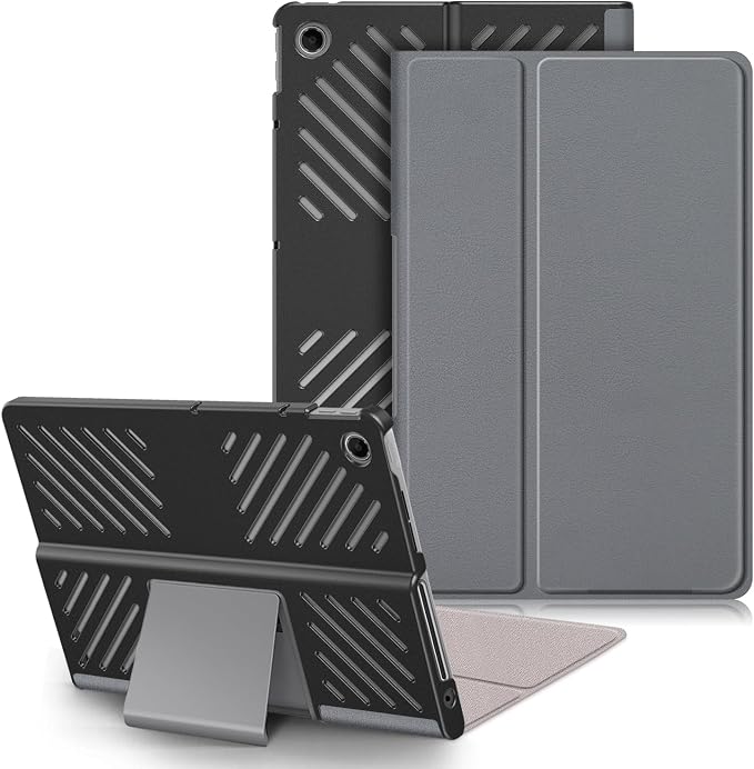 Case Compatible with Lenovo Tab Plus Tablet 2024 Folio Case for Lenovo Tab Plus 11.5 inch (TB351FU) Hard Shell Smart CoverBlack