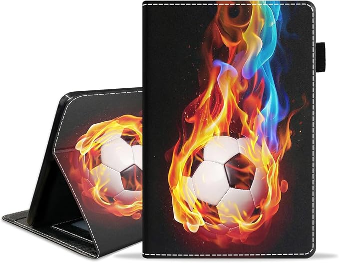 Case for Amazon Kindle Fire HD 10 &amp 10 Plus Tablet 10.1 (13th/11th Generation 2023/2021 Release) - PU Leather Folio Case with Smart Auto Wake/Sleep American Flag Camo