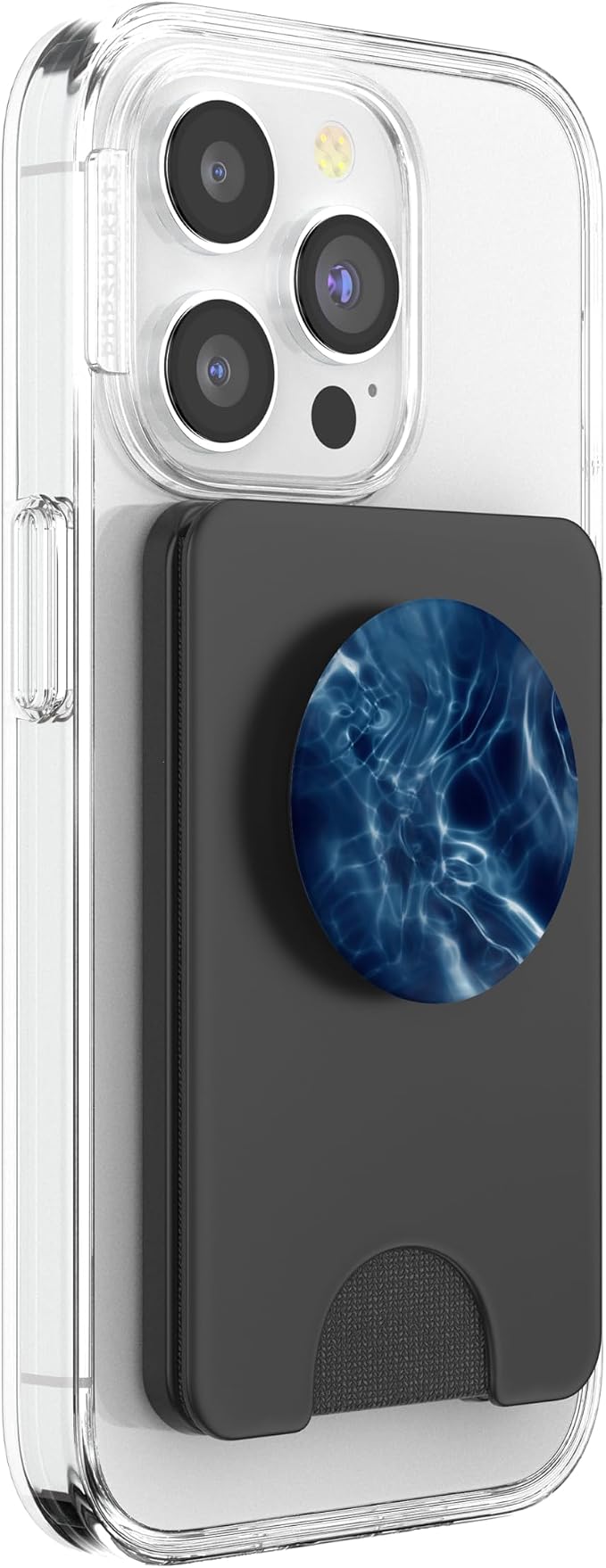 Cell Phone Button Pop Out Holder for Hand Watercolor Blue PopSockets PopGrip: Swappable Grip for Phones &amp Tablets
