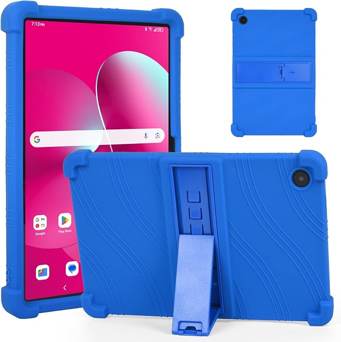 RSAquar Silicone Case for T-Mobile REVVL Tab 2 10.1 (2025) – Soft Shockproof Protective Cover Lightweight Portable Design – Black