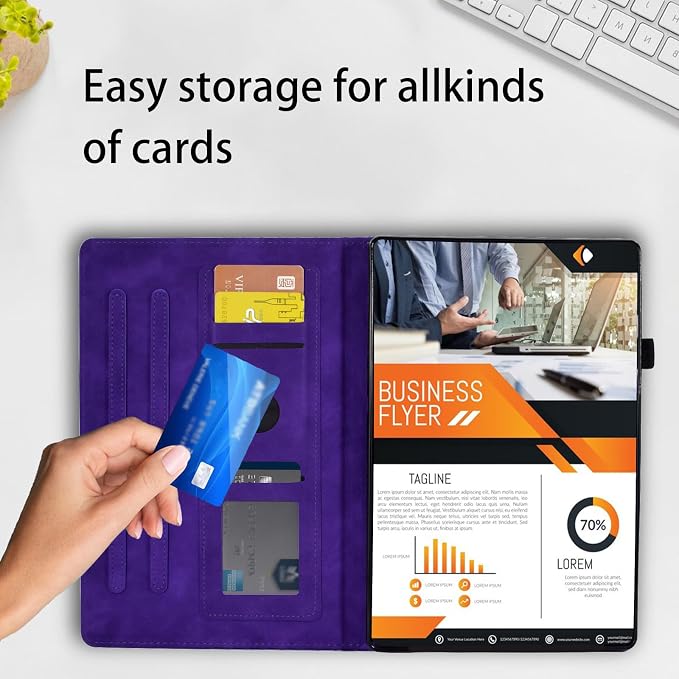 Case for iPad mini 7 A17 Pro 2024/iPad Mini 6 2021 8.3 InchMulti-Angle ViewingiPad mini 6th/7th Magnetic PU Leather Folio Cover(A2995/A2996/A2993/6th Gen A2567 A2568 A2569) Black