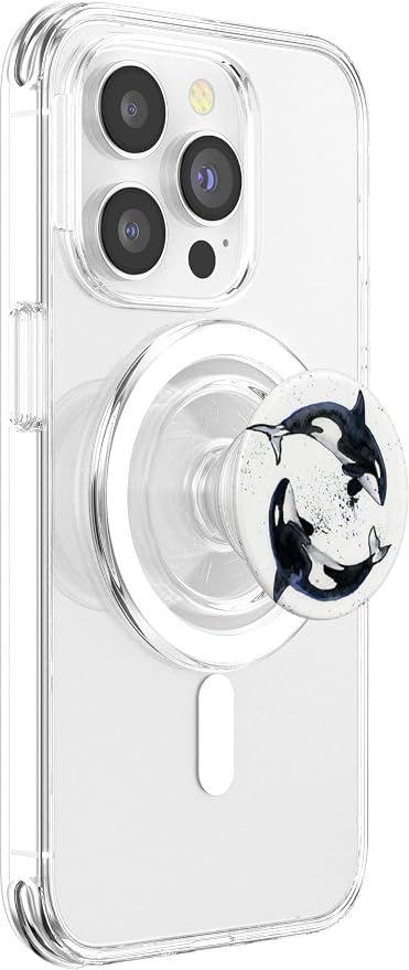 Orcas Rescue I Love Orcas Killer Whale Activist PopSockets Adhesive PopGrip