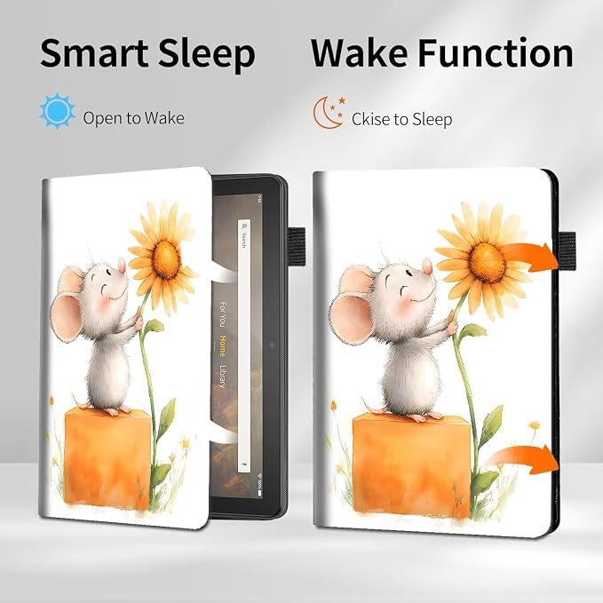 Case for Amazon Kindle Fire Max 11 Tablet (13th Generation 2023 Release) - Slim Fit Standing Cover with Auto Sleep/Wake for All-New Fire 11 Max Tablet Peach Blossom