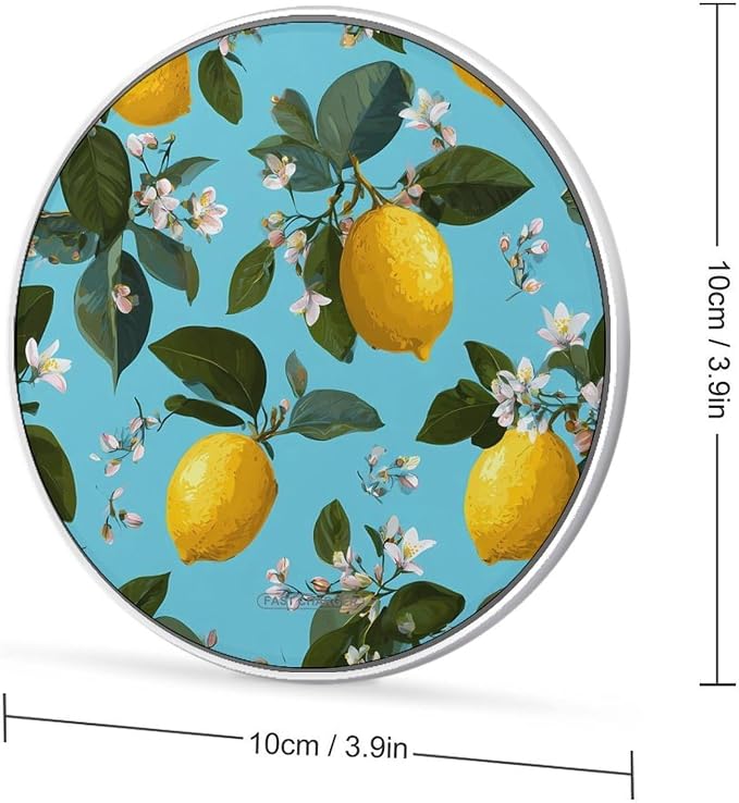 Lemon Wireless Charger Portable Charging Pad | LightweightAll Smartphone