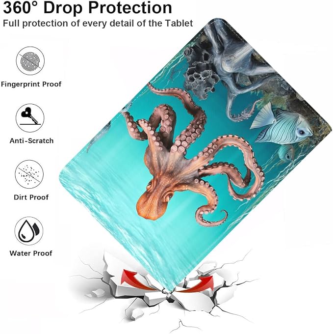 Case for Samsung Galaxy Tab S10 Lite/ S10 FE/ S9 FE 5G 10.9 Inch/ S9 11 Inch - Slim PU Leather Folding Stand Folio Cover with Auto Sleep/Wake - African American Girl