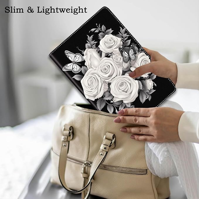 Case for iPad (A16) 11th Generation 11 Inch 2025 / iPad 10th Generation 10.9 Inch 2022 Ultra-Thin Multi-Angle Protective Cover with Auto Sleep/Wake A Dark Horse