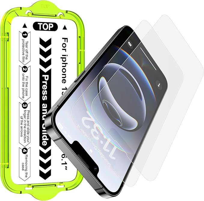 Esanik for iPhone 15 Pro Matte Glass Screen Protector [Auto-alignment] Anti-Glare &amp Anti-FingerprintAnti-ReflectionBubble Free Smooth as Silk 2 Pack 9H Glass Screen Cover