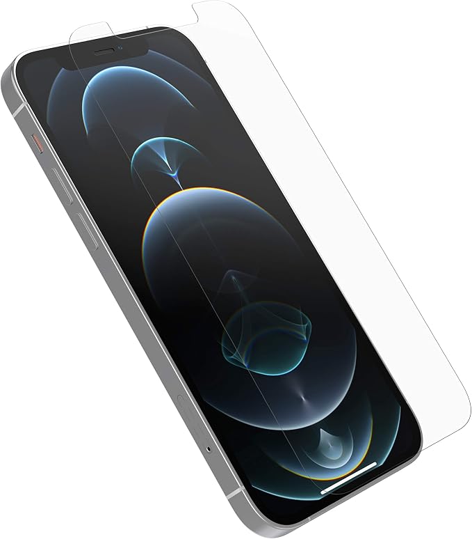 OtterBox Alpha Glass Screen Protector for iPhone 12 &amp iPhone 12 Pro | Flawless Touch Response Fingerprint &amp Scratch Resistant Screen Protector for iPhone Vibrant Clarity