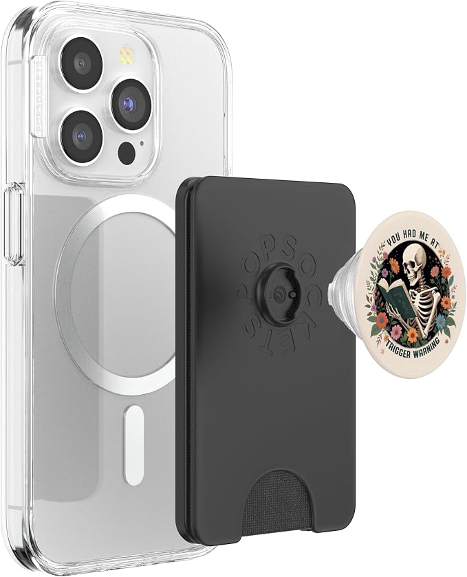 You Had Me At Trigger Warning Dark Romance Smutt Book Reader PopSockets PopGrip for MagSafe