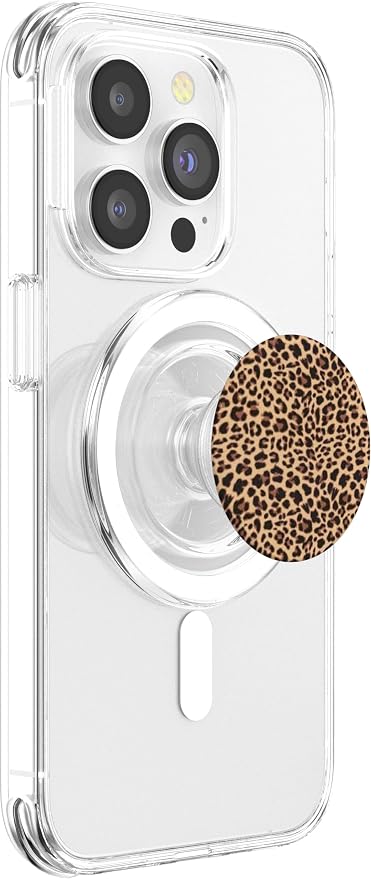Leopard Print Cheetah Print Animal Print Lover PopSockets Adhesive PopGrip