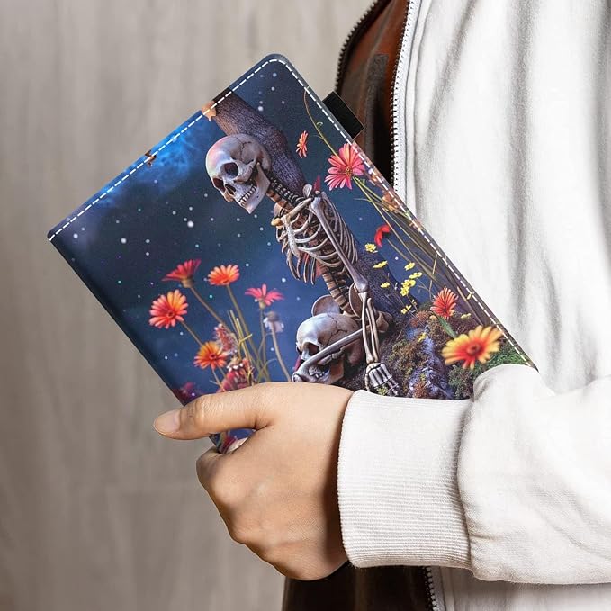 Case for Amazon Kindle Fire HD 8/Fire HD 8 Plus Tablet (12th/10th Generation 2024/2022/2020 Release) - PU Leather Folio Cover with Smart Auto Wake/Sleep Bald Eagle