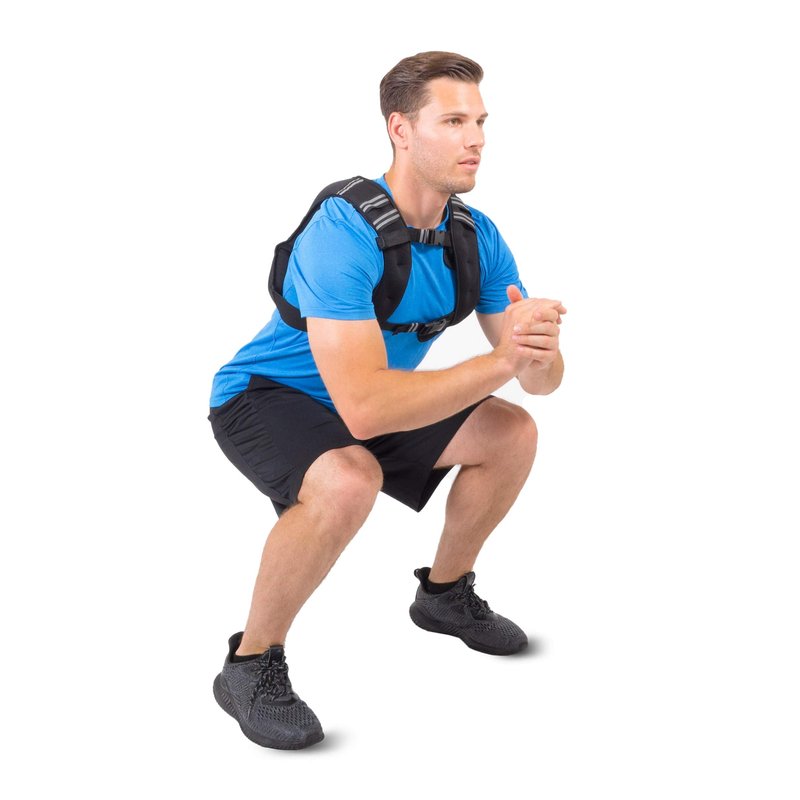 ProsourceFit Exercise Weighted Training Vest - 6lb, Black