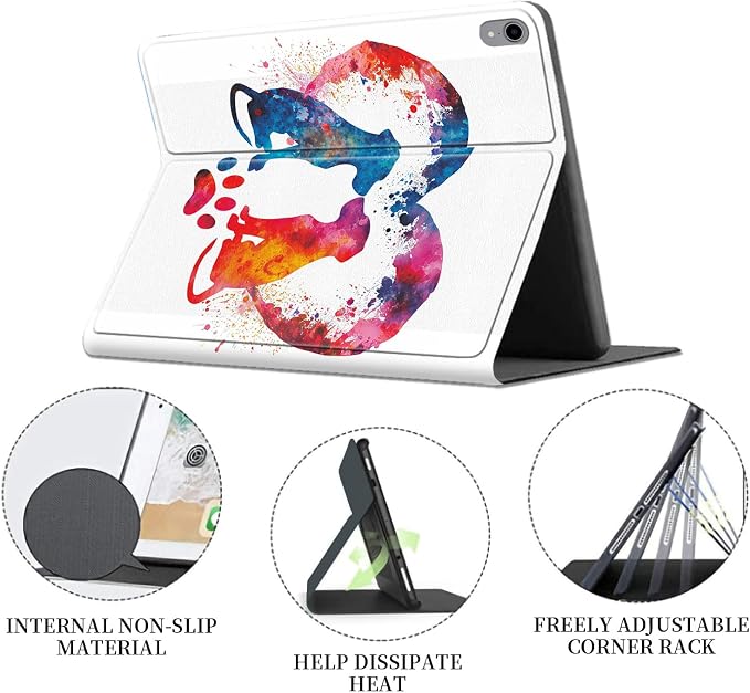 Case for iPad (A16) 11th Generation 11 Inch 2025/ iPad 10th Generation 10.9 Inch 2022 CaseHybrid Slim Multi-Angles Stand Auto Wake/Sleep Cover-Beach Sunset