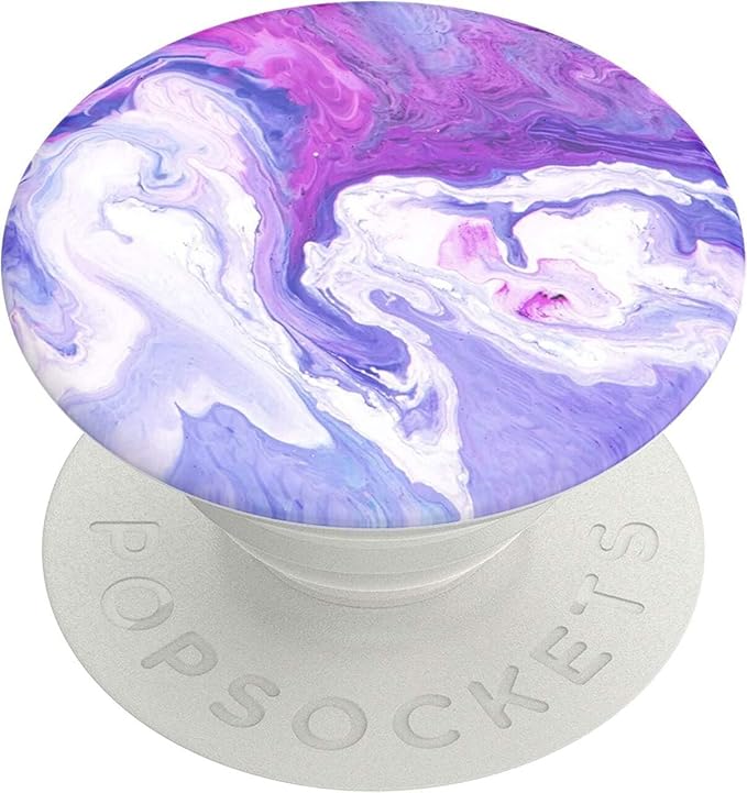 PopSockets Phone Grip with Expanding Kickstand, Adhesive Grip - Lavender Flow