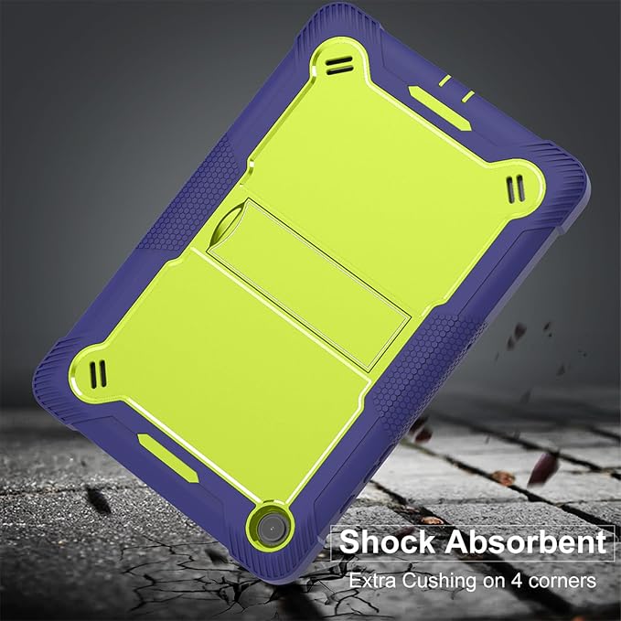 Case for T-Mobile REVVL Tab 2 Android 15 Tablet 10.1 inchHeavy Duty Shockproof Protective Cover with KickstandKids Friendly4 Corners Thicken ShockproofBlack