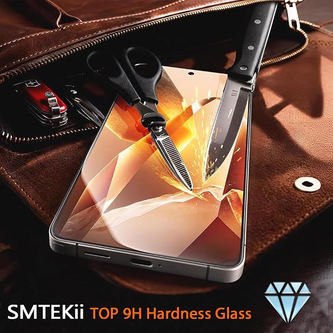 Tempered Glass Screen Protector for Samsung Galaxy S26 Plus 6.7'' | Easy Install Frame Auto-alignment 9H Hardness HD Clear Anti-Scratch Anti-fingerprint Bubble-free Case friendly 2 Pack