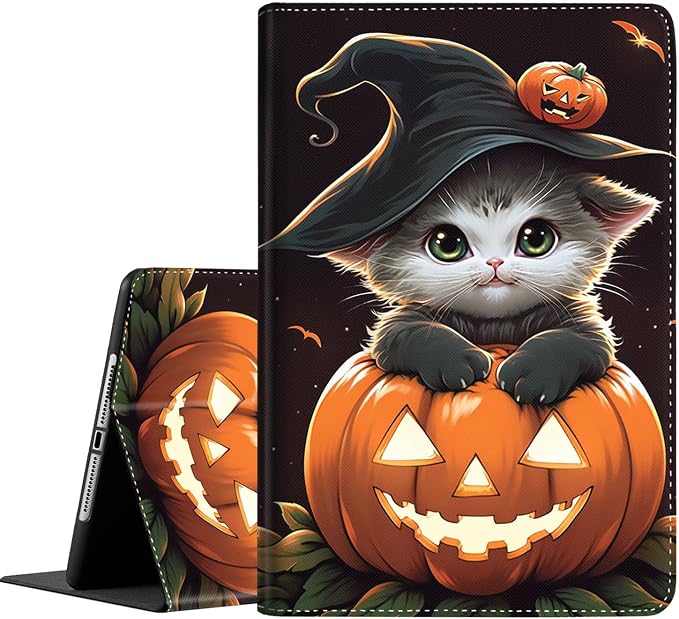 Case for iPad (A16) 11th Generation 11 Inch (2025) for iPad 10th Generation 10.9 Inch (2022) Slim Folding Stand Cover with Auto Wake/Sleep Watercolor Sea Turtle