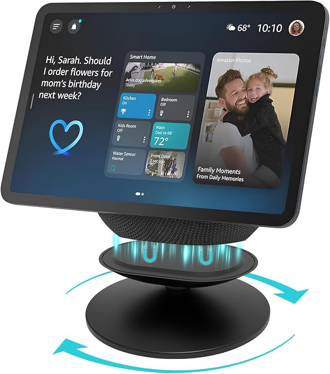 ULIOLI Adjustable Stand Compatible with 8 and 11 (2025 Releases) | Swivel and Tilt Adjustable Stand to Improve Viewing Angle