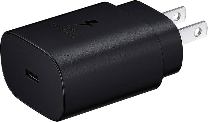 SAMSUNG 25W USB-C Super Fast Charging Wall Charger - Black (US Version with Warranty) (Pack of 4)