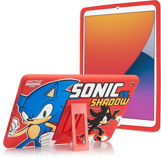 Bluey Kids iPad Case - 10.2 Case for iPad 9th/8th/7th Generation - 2019/2020/2021 Tablet Cover with Stand Shockproof Silicone Protector
