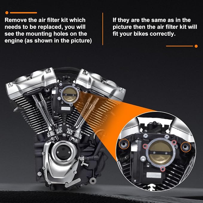 High Flow Air Cleaner Intake Filter Kit Air Filters Cover Drift Style